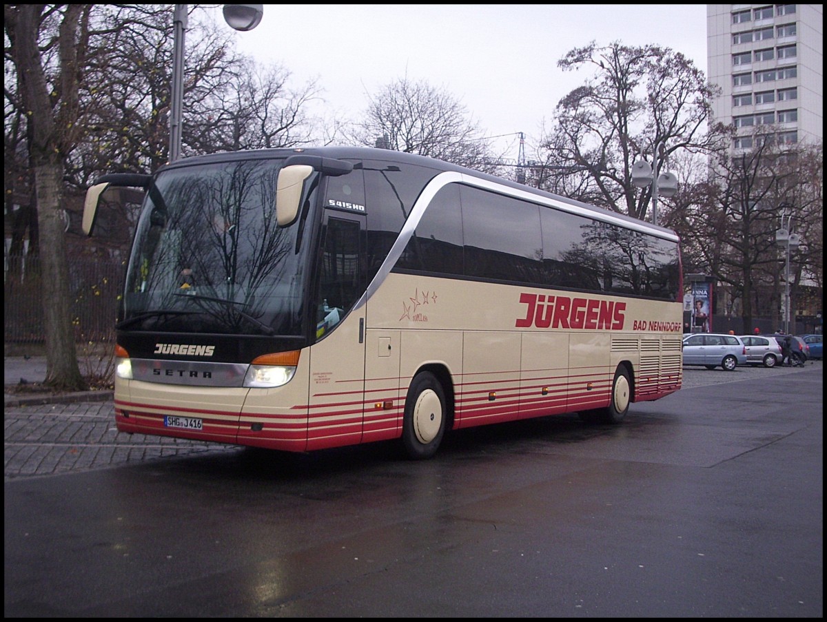 Setra 415 HD vom J�rgens aus Deutschland in Berlin.