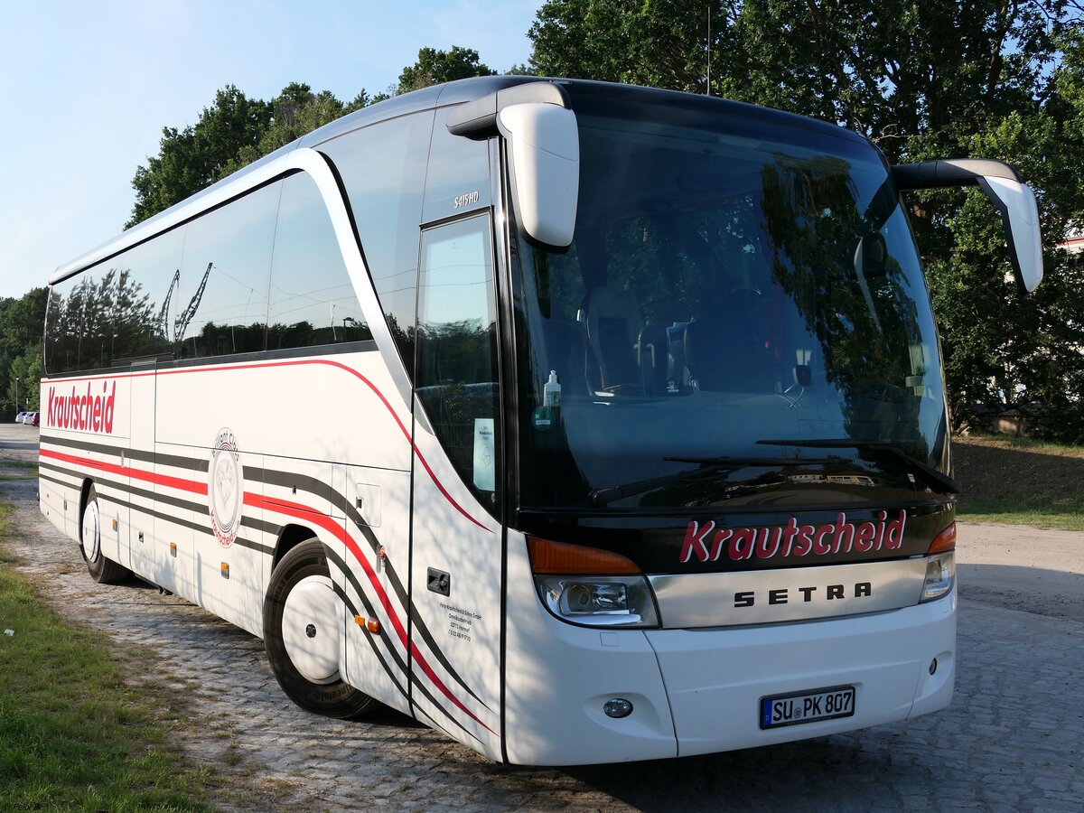 Setra 415 HD von Krautscheid aus Deutschland in Binz. 