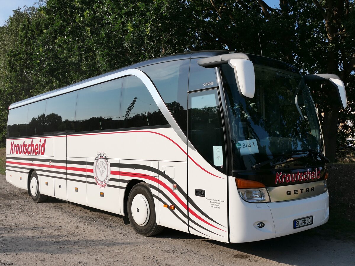 Setra 415 HD von Krautscheid aus Deutschland in Binz. 