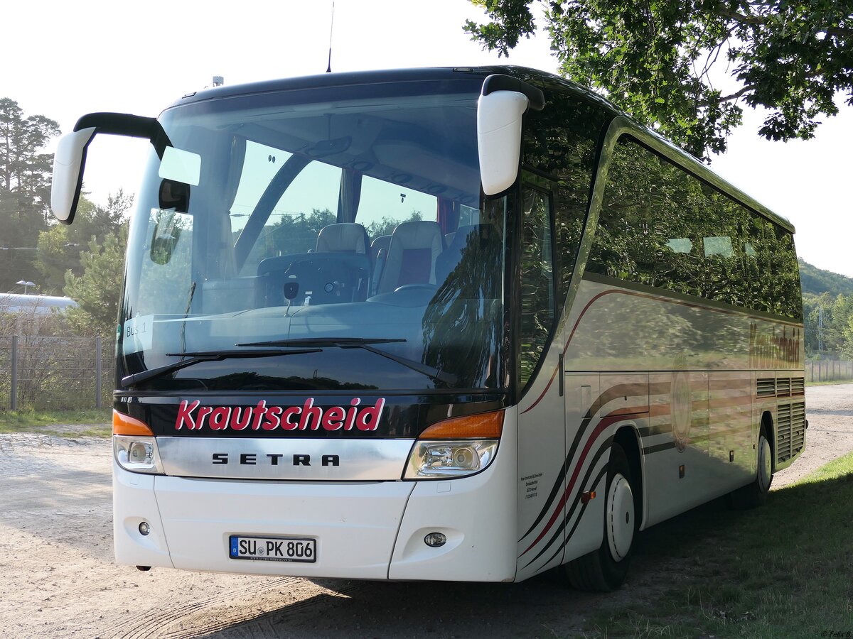 Setra 415 HD von Krautscheid aus Deutschland in Binz.