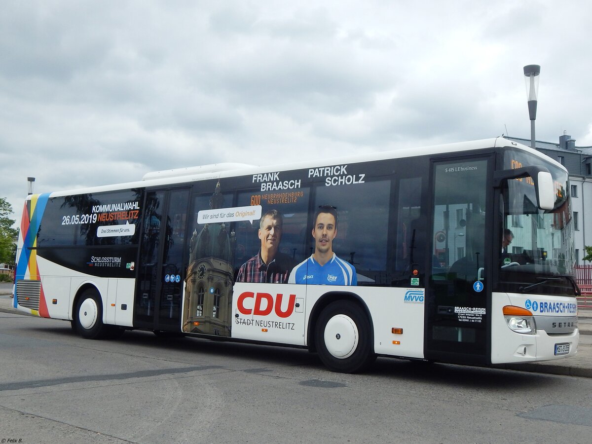 Setra 415 LE Business von Braasch Reisen aus Deutschland in Neubrandenburg. 