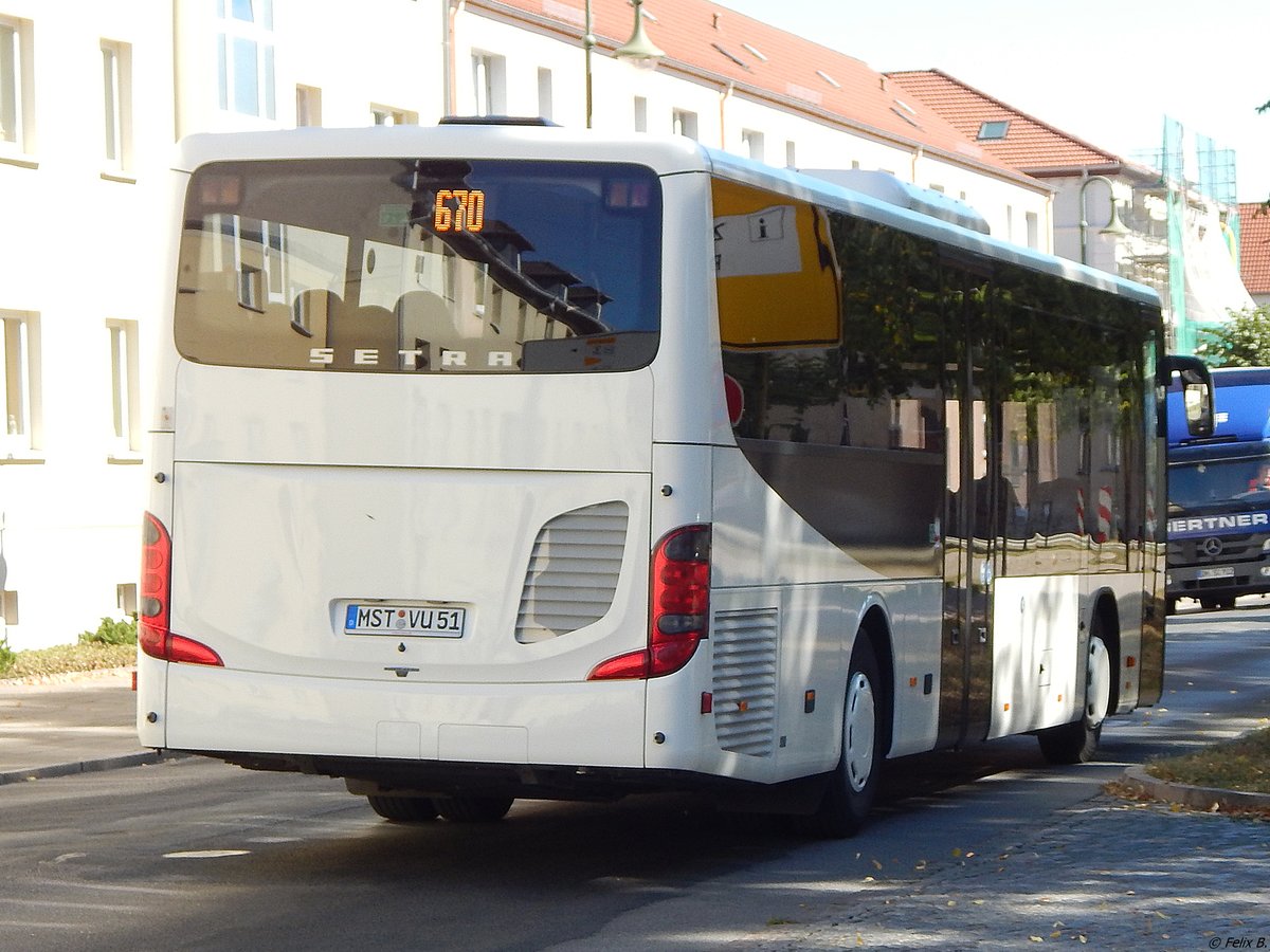 Setra 415 LE Business von Unger aus Deutschland in Neustrelitz.