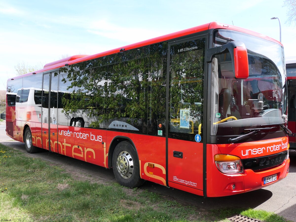 Setra 415 LE Business von URB aus Deutschland (ex KM-B 41) in Ueckermünde.