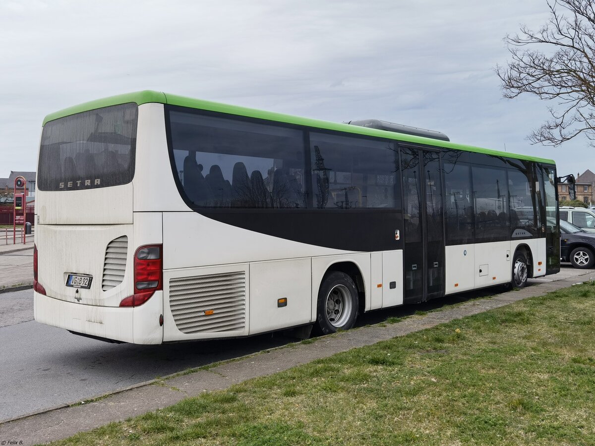 Setra 415 LE Business von URB aus Deutschland (ex Gschwindl) in Neubrandenburg. 