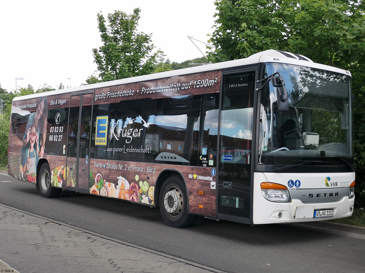 Setra 415 LE Business der VVR in Sassnitz.