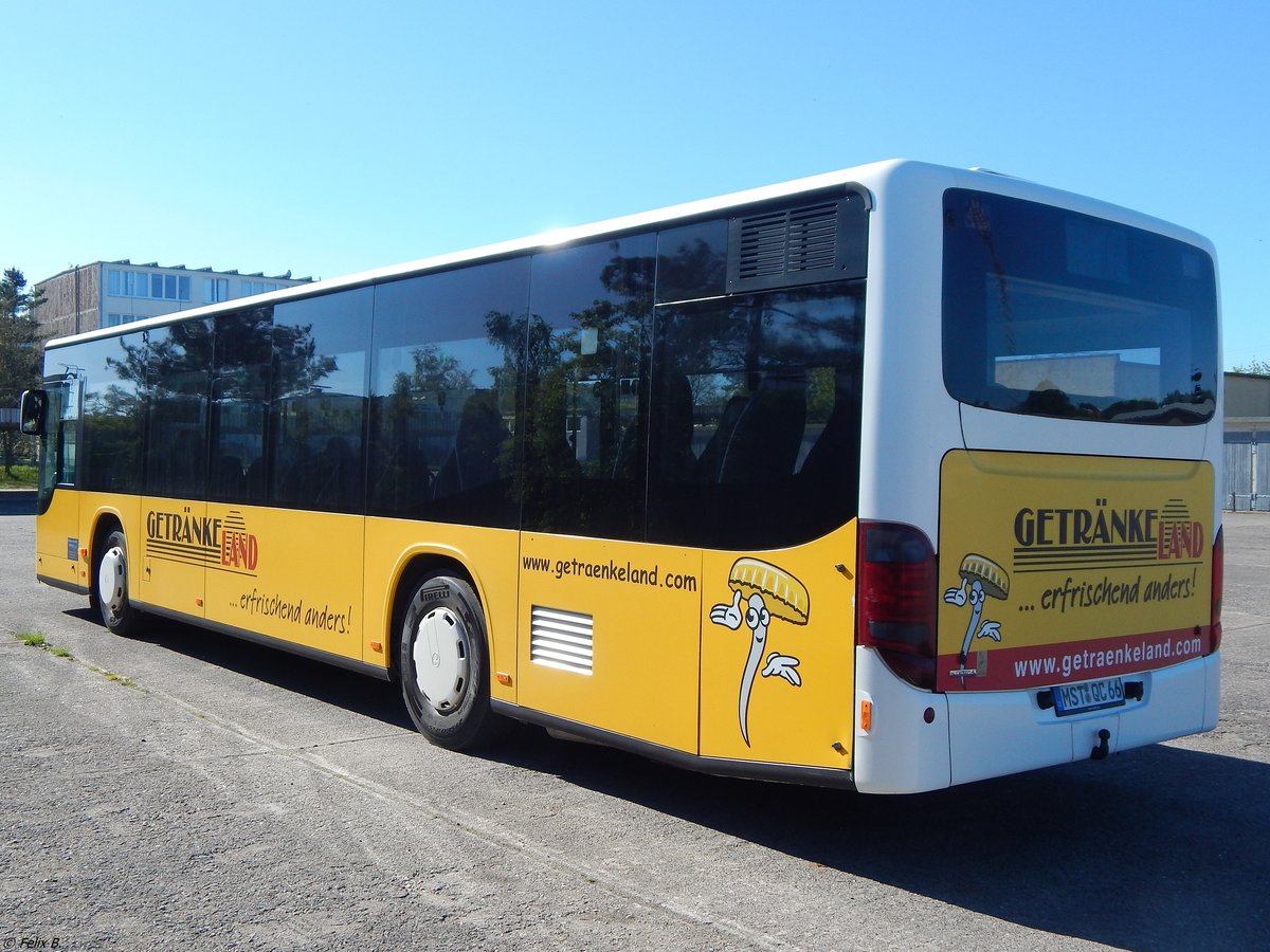 Setra 415 NF von Becker-Strelitz Reisen aus Deutschland in Neubrandenburg.