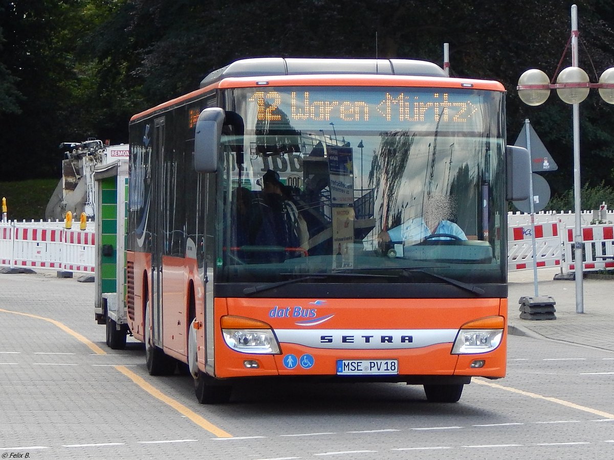 Setra 415 NF der MVVG in Neubrandenburg.