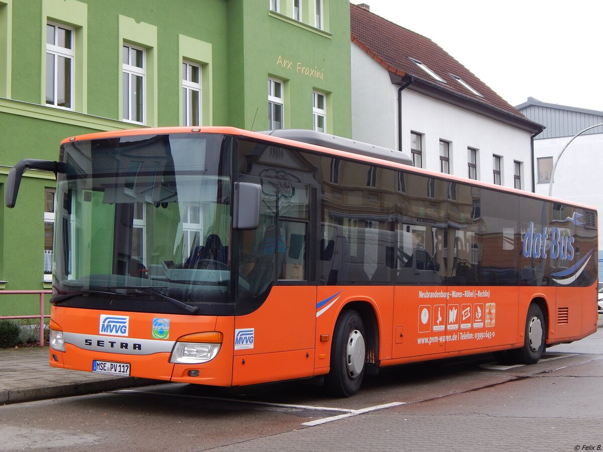 Setra 415 NF der MVVG in Neubrandenburg. 