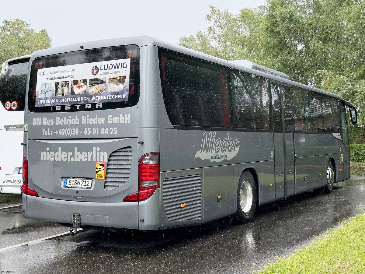Setra 415 UL von Bus Betrieb Nieder aus Deutschland in Plau am See.