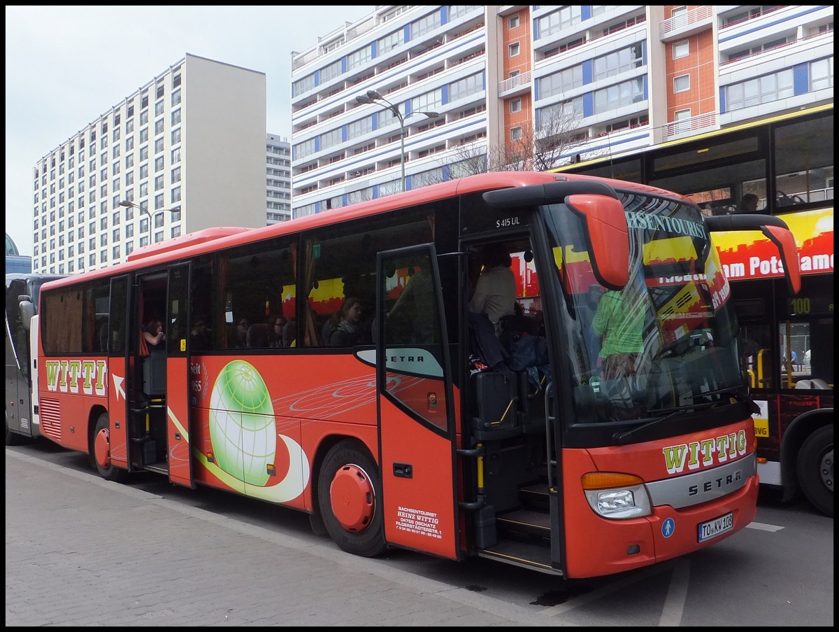 Setra 415 UL von Wittig aus Deutschland in Berlin.