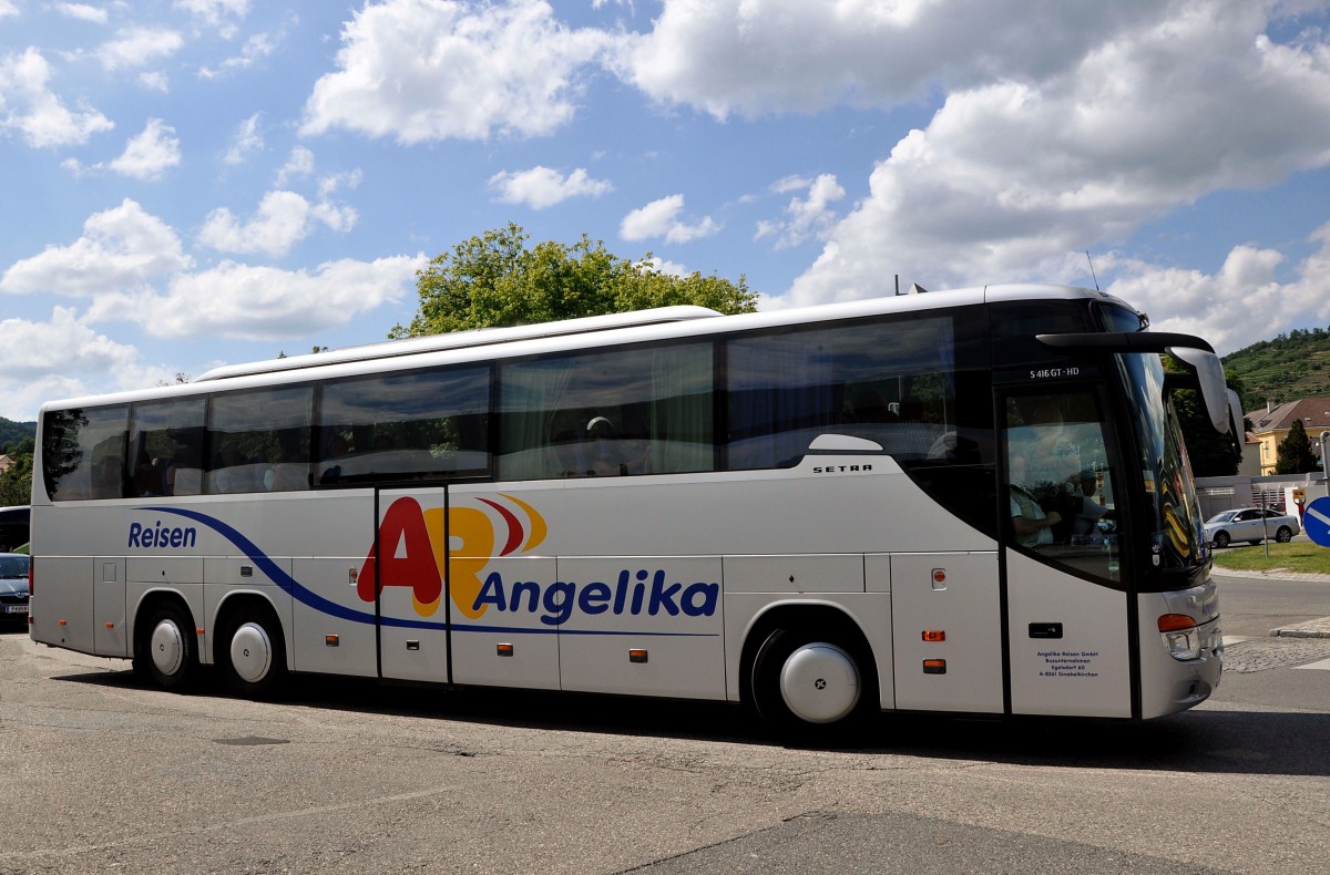 Setra 416 GT-HD von ANGELIKA Reisen aus �sterreich im Juni 2015 in Krems.