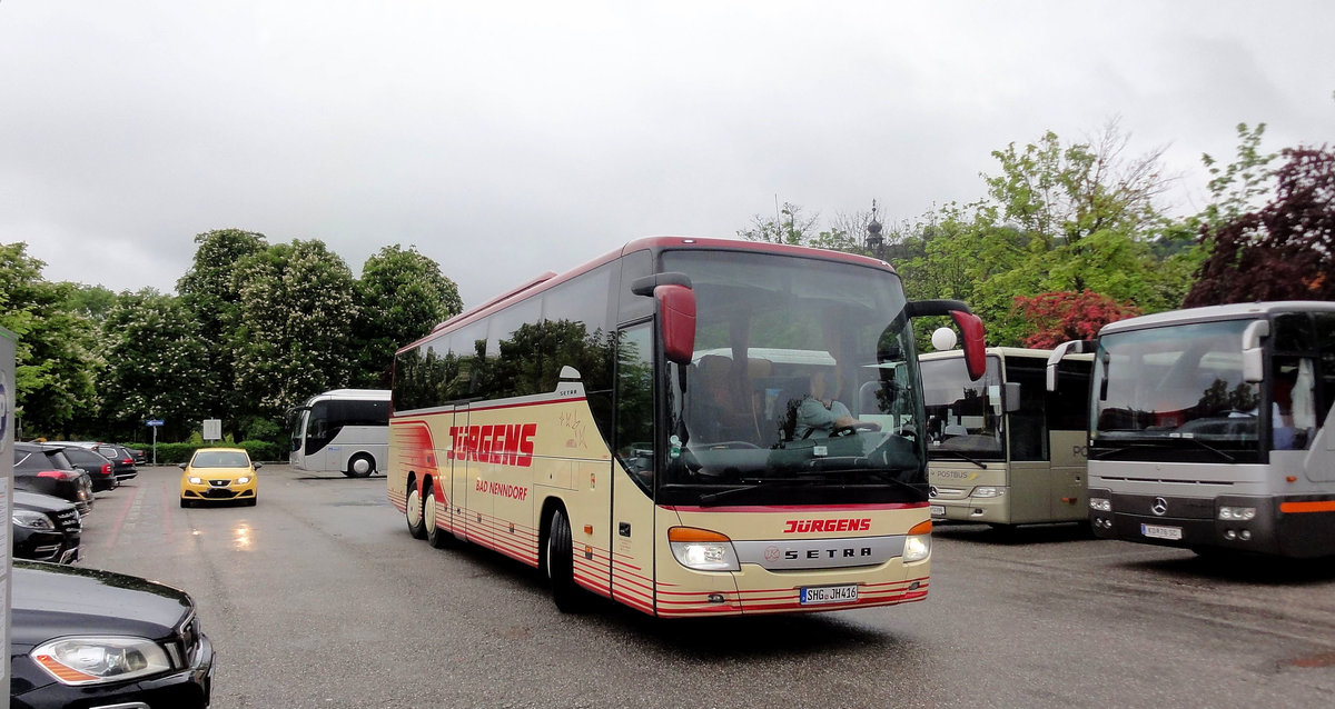 Setra 416 GT-HD von J�rgens Reisen aus der BRD in Krems gesehen.