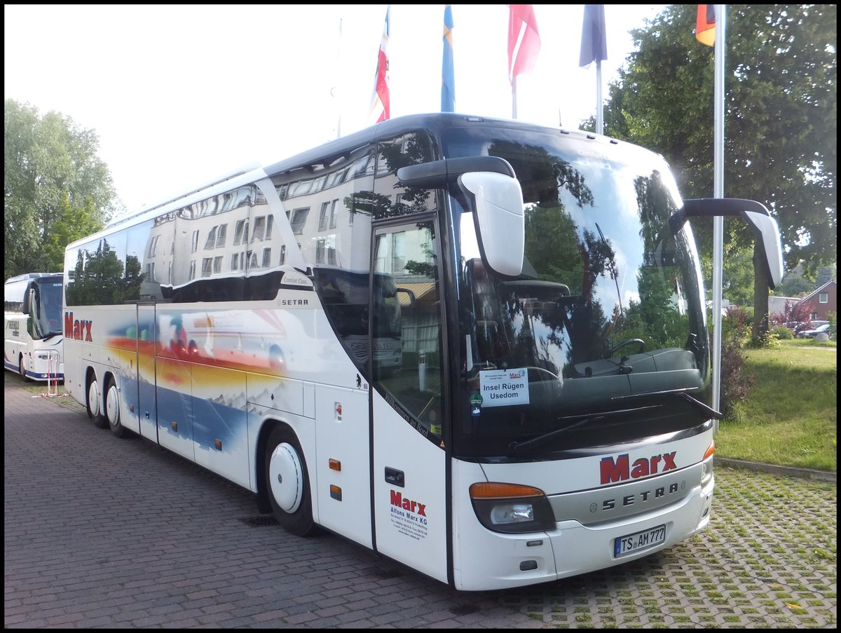 Setra 416 GT-HD von Marx aus Deutschland in Bergen.