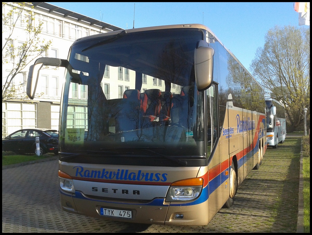 Setra 416 GT-HD von Ramkvillabuss aus Schweden in Bergen.