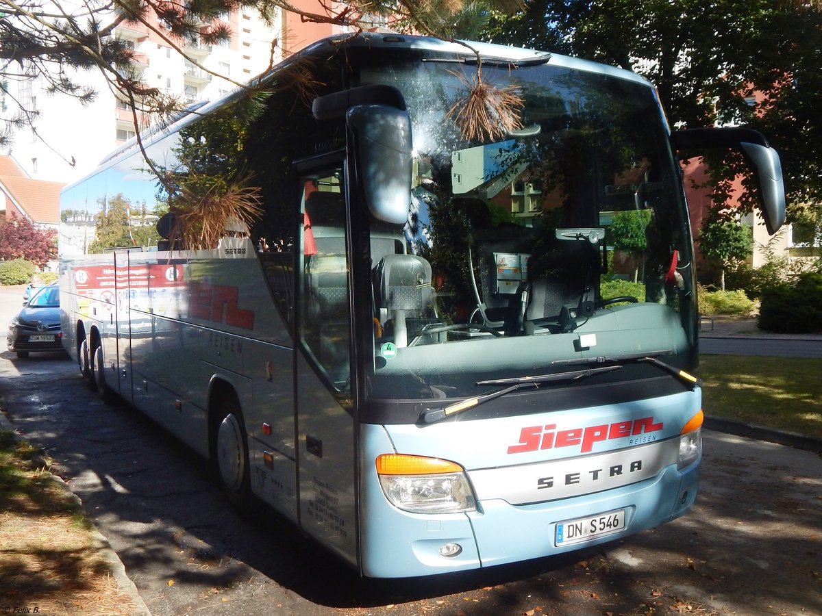 Setra 416 GT-HD von Siepen aus Deutschland in Heringsdorf.