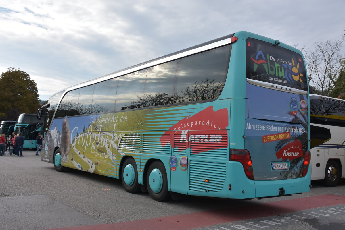Setra 416 HDH von Kastler Reisen aus �sterreich 09/2017 in Krems.
