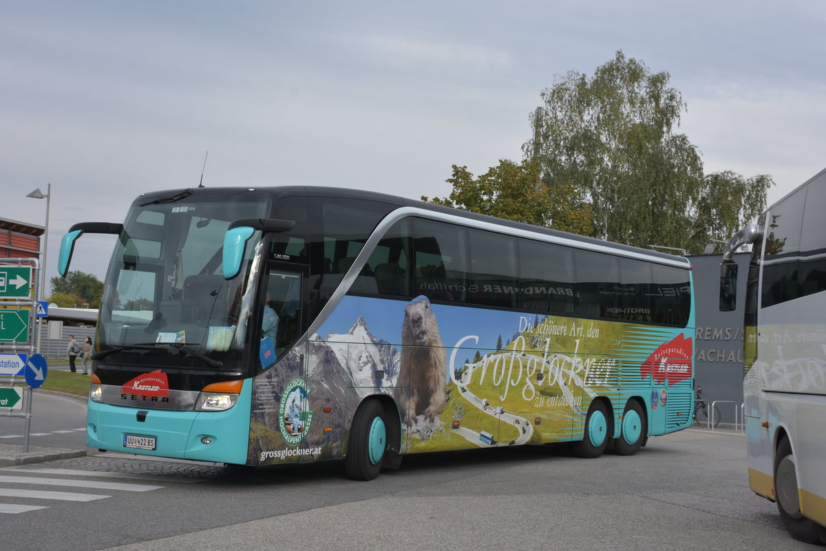 Setra 416 HDH von Kastler Reisen aus �sterreich 09/2017 in Krems.