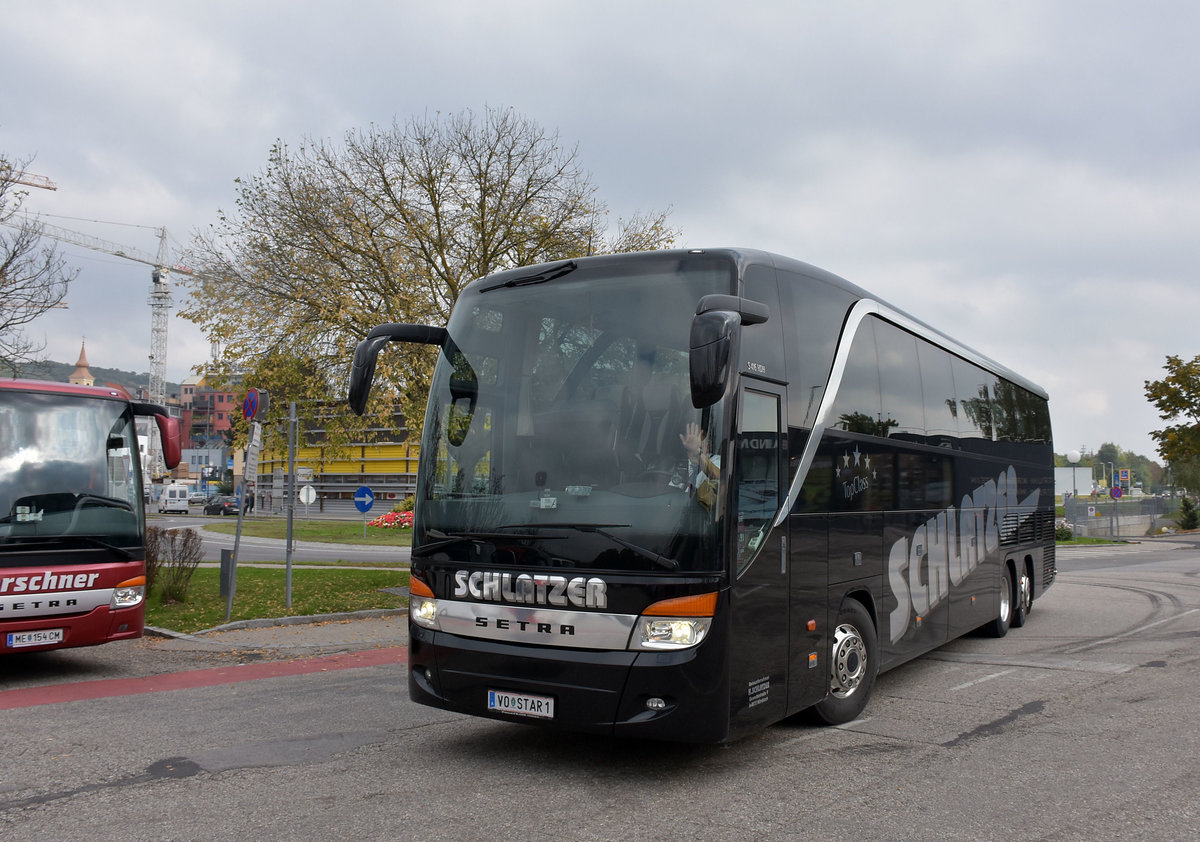 Setra 416 HDH von Schlatzer Reisen aus �sterreich 09/2017 in Krems.