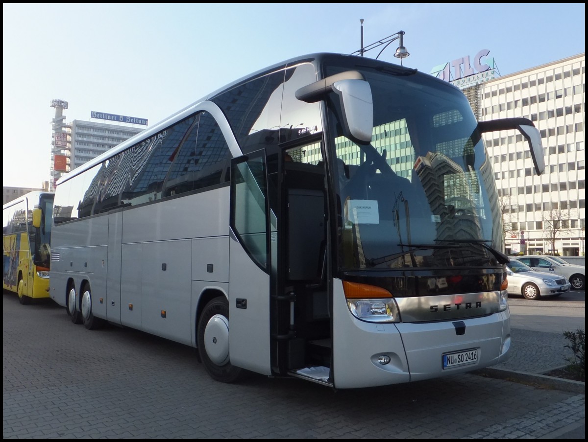 Setra 416 HDH Vorf�hrwagen aus Deutschland in Berlin.