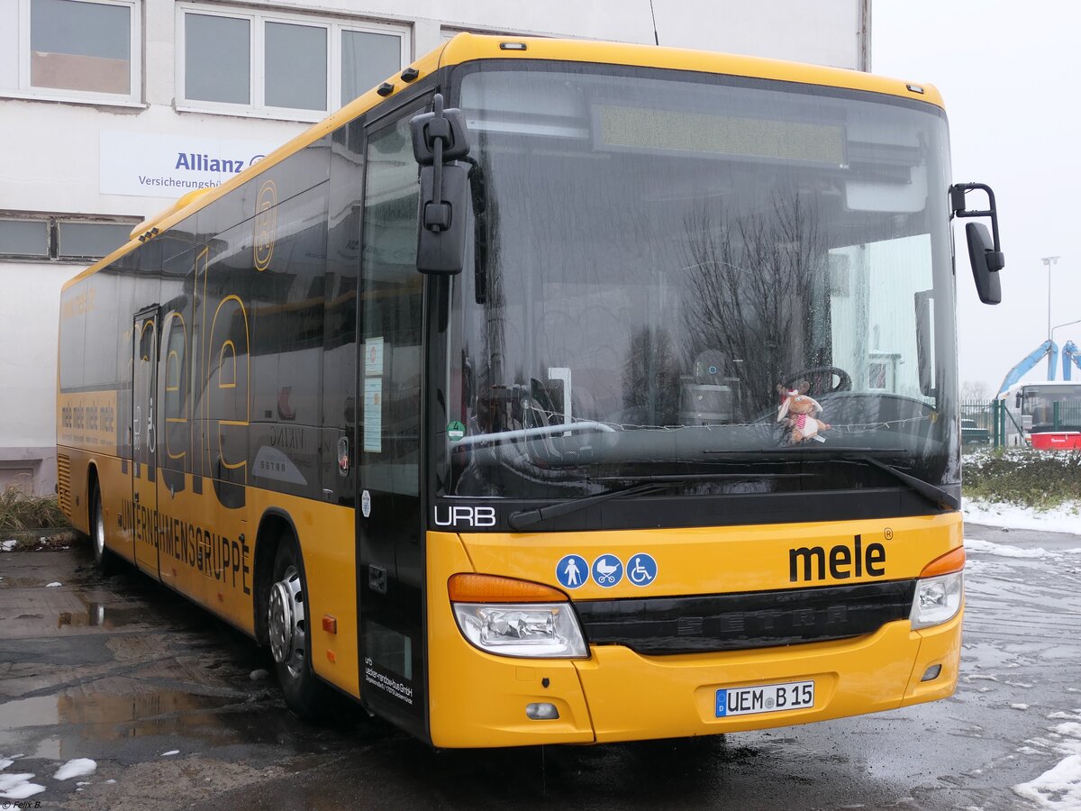 Setra 416 LE Business von URB aus Deutschland (ex Gotlandsbuss AB) in Ueckermünde. 
