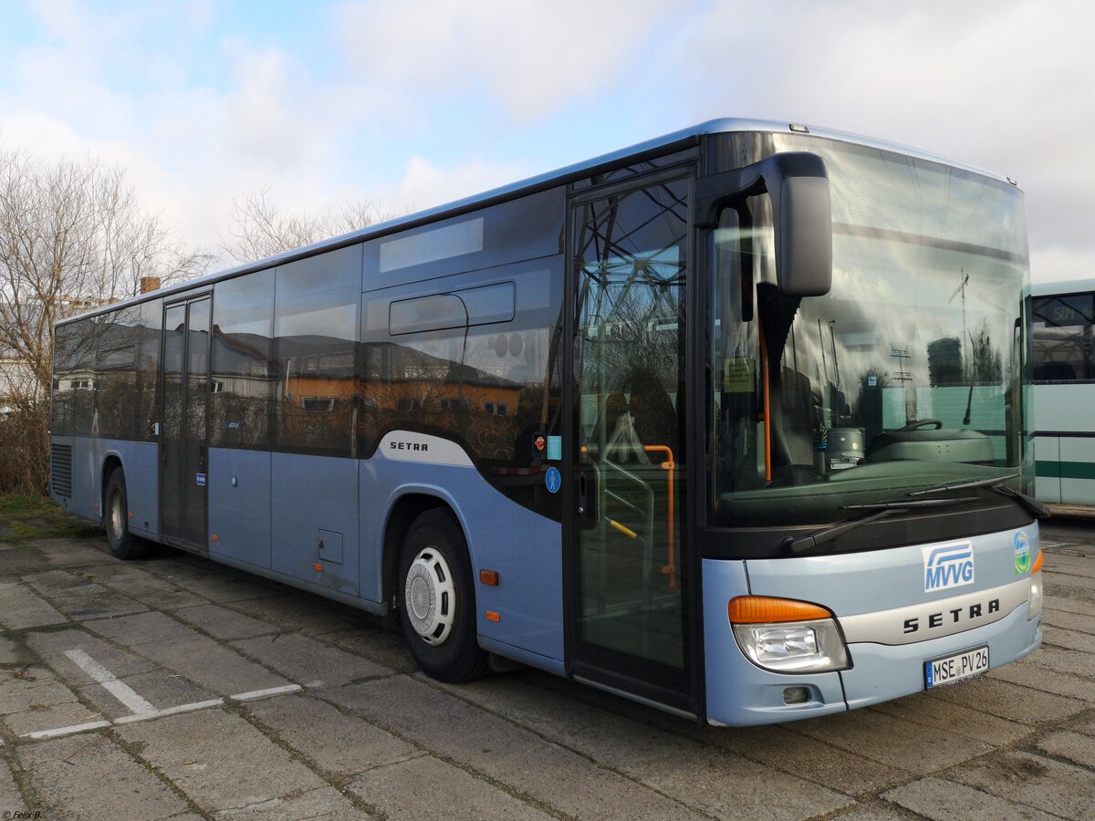 Setra 416 NF der MVVG in Neubrandenburg.