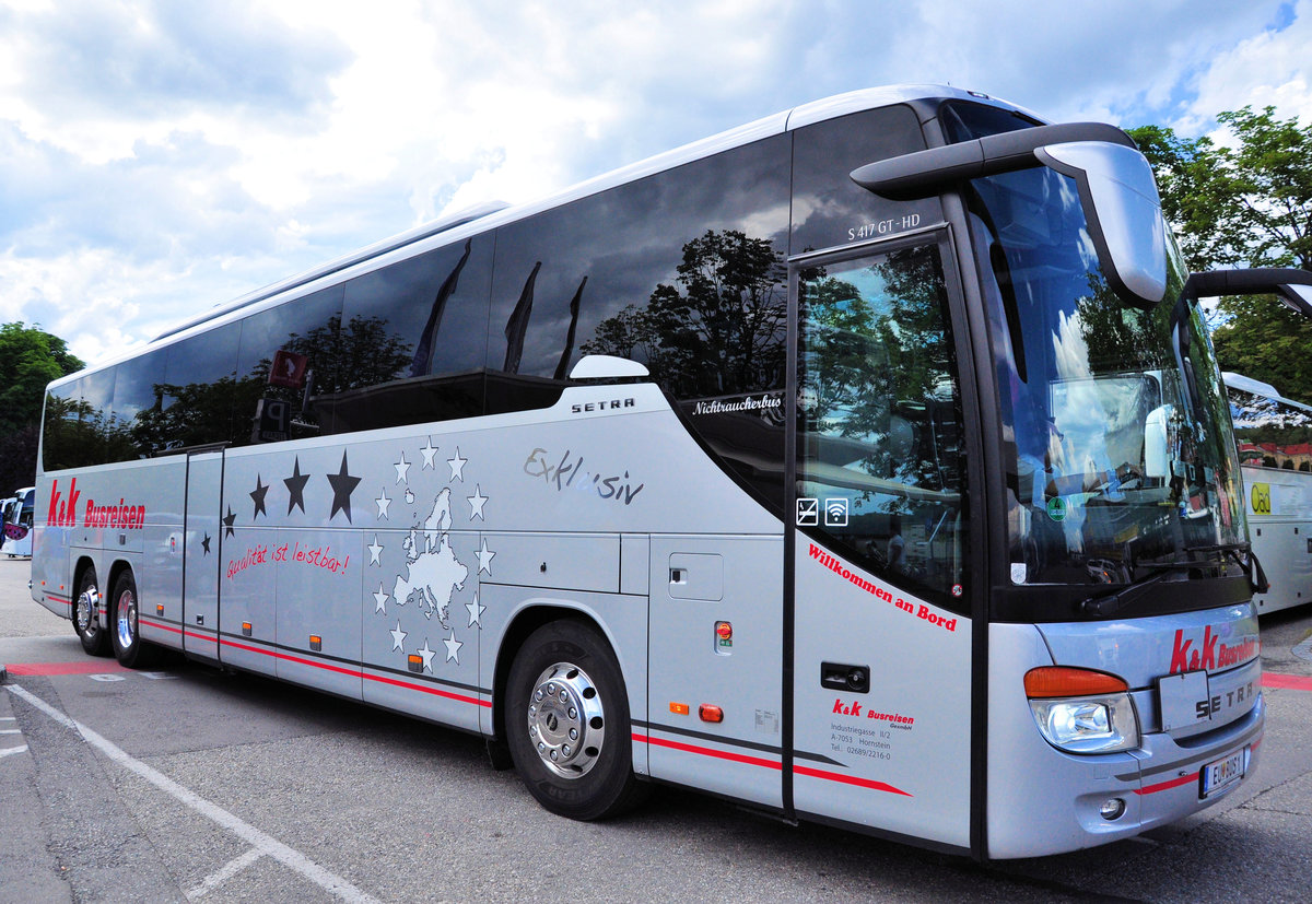 Setra 417 GT-HD von k & k Busreisen aus �sterreich in Krems.