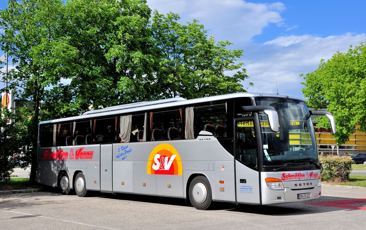 Setra 417 GT-HD von Schm�tjen und Vonau aus Deutschland am 12. Mai 2014 in Krems.