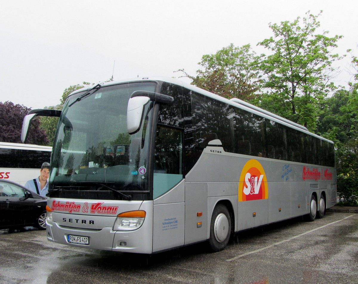 Setra 417 GT-HD von Schm�tjen und Vonau aus Deutschland am 15. Mai 2014 in Krems.