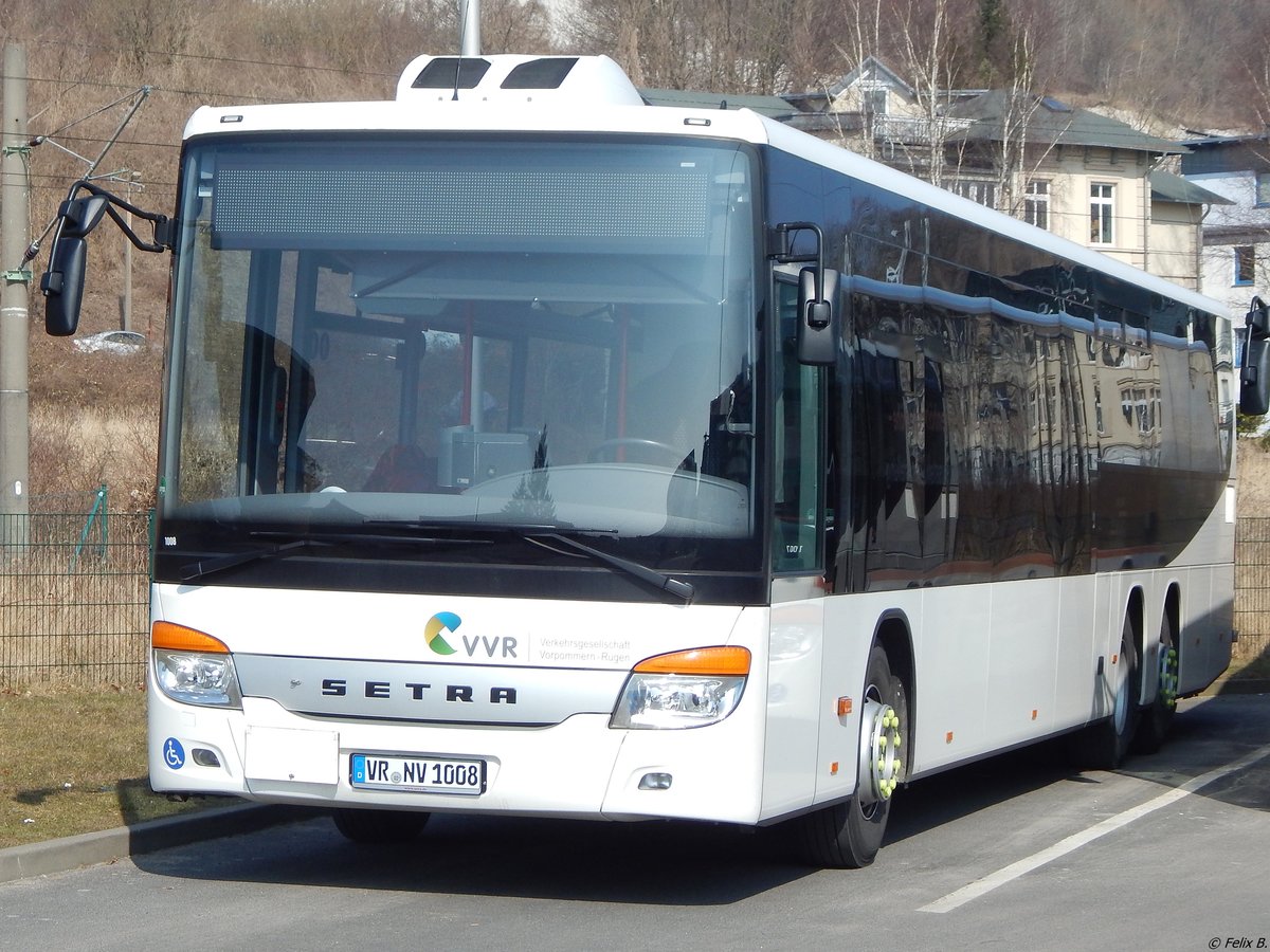 Setra 418 LE Business der VVR in Sassnitz.