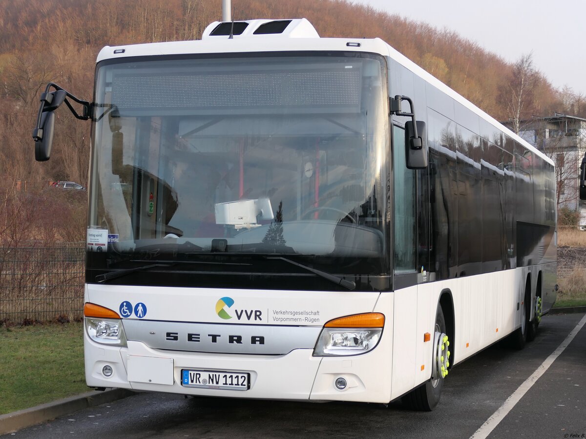 Setra 418 LE Business der VVR in Sassnitz.