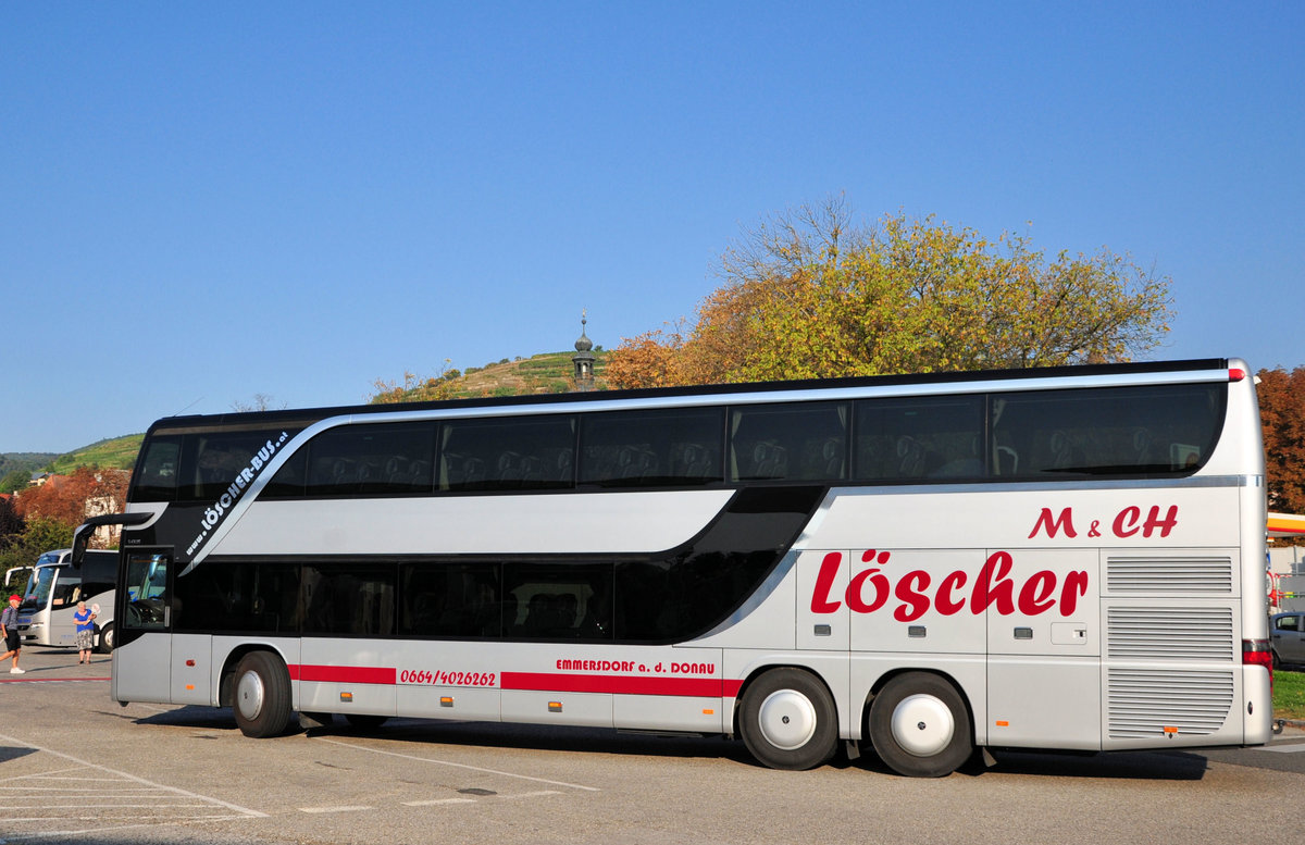 Setra 431 DT von L�scher Reisen aus �sterreich in Krems.