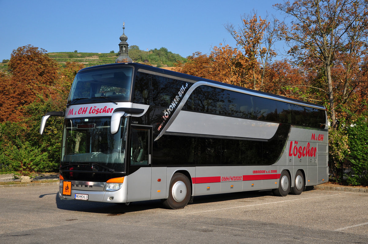 Setra 431 DT von L�scher Reisen aus �sterreich in Krems.