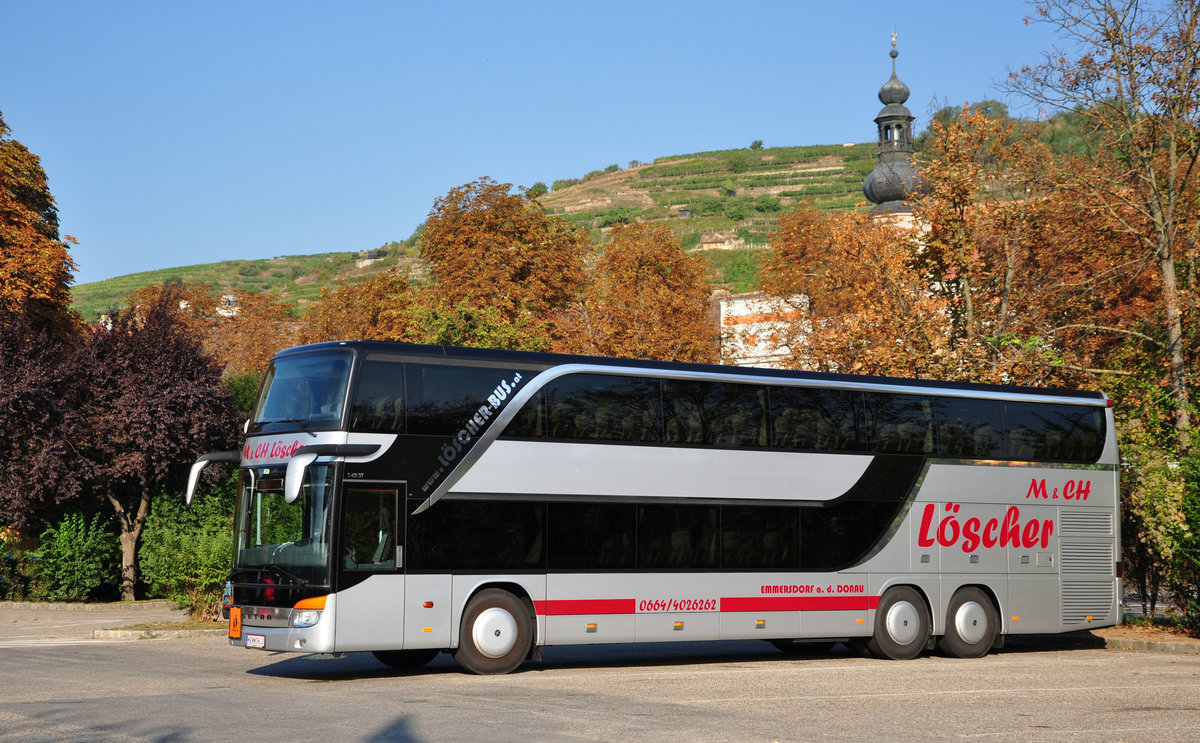 Setra 431 DT von L�scher Reisen aus �sterreich in Krems.