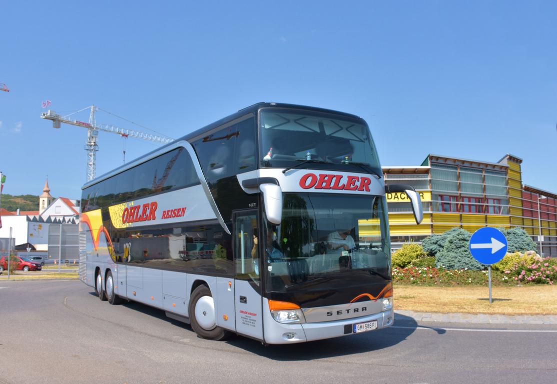 Setra 431 DT von OHLER Reisen aus �sterreich 06/2017 in Krems.