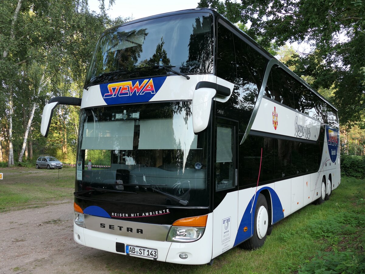 Setra 431 DT von Stewa aus Deutschland in Binz.