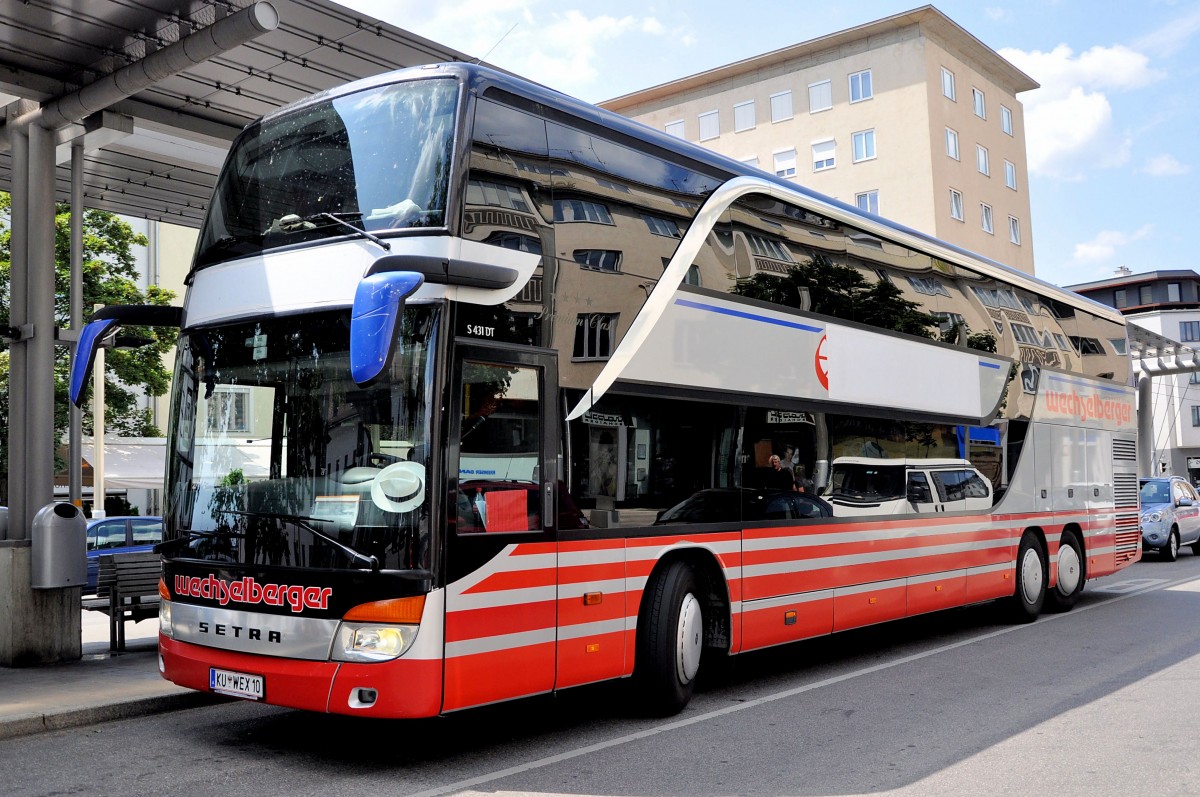 SETRA 431 DT von WECHSELBERGER Reisen / �sterreich im Juli 2013 in Krems unterwegs.
