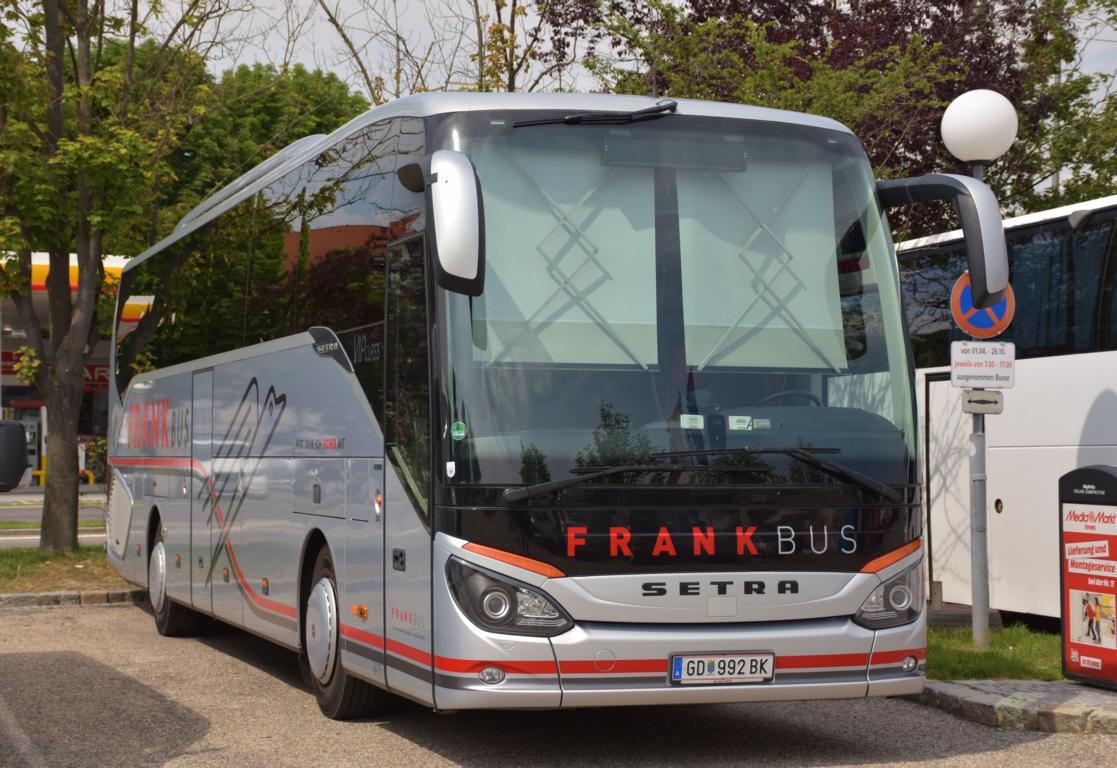 Setra 515 HD von Frank Reisen �sterreich im Mai 2018 in Krems.