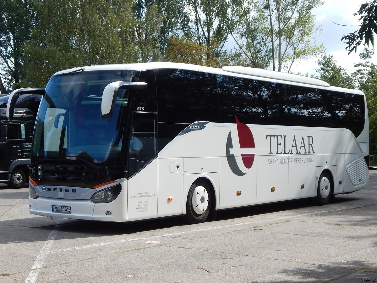 Setra 515 HD von Generalvertretung Telaar/Vorf�hrwagen in Neubrandenburg.