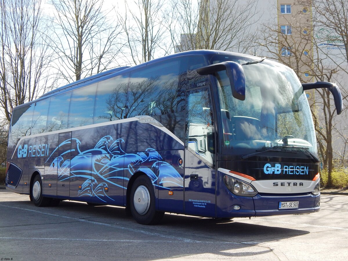 Setra 515 HD von GFB-Reisen aus Deutschland in Neubrandenburg. 