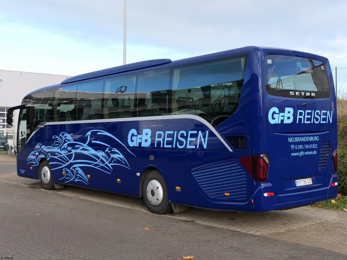 Setra 515 HD von GFB-Reisen aus Deutschland in Neubrandenburg. 