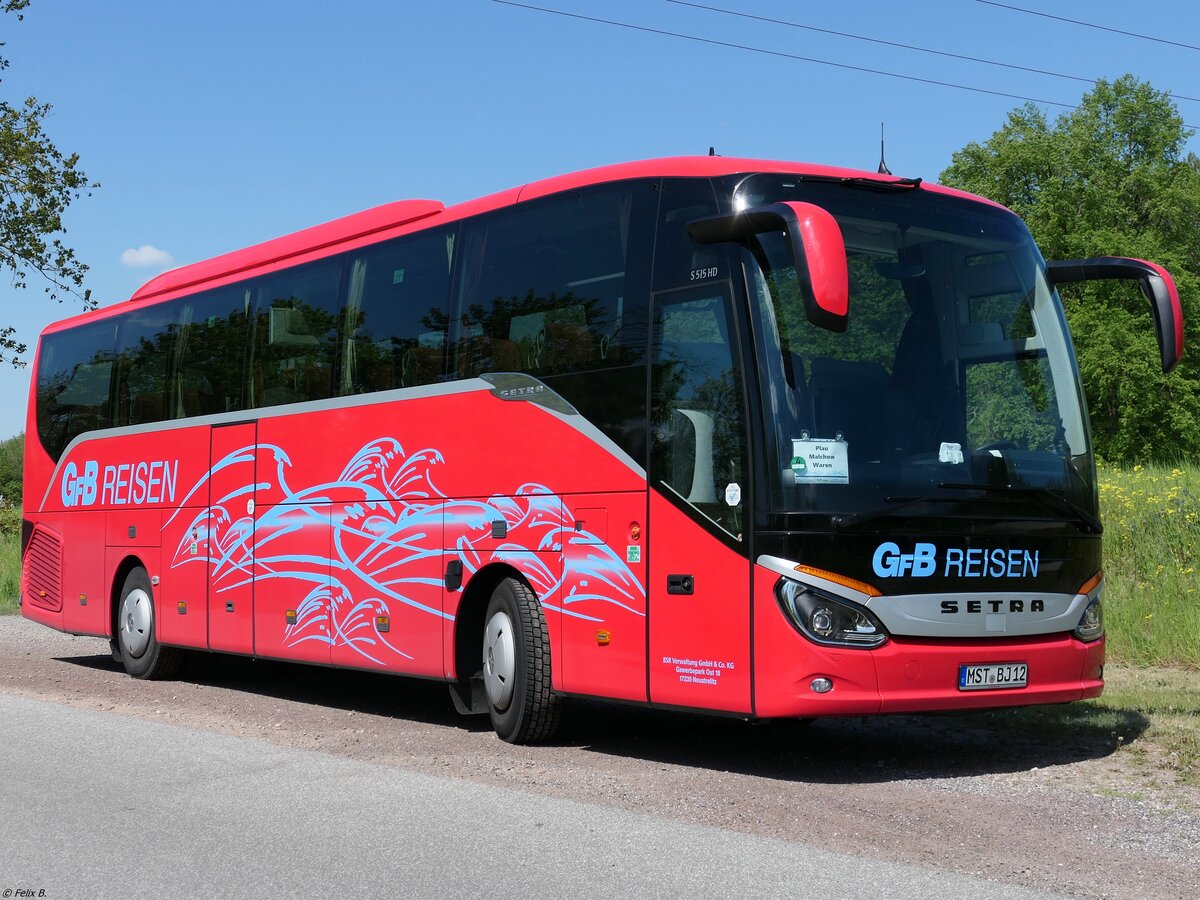 Setra 515 HD von GFB-Reisen aus Deutschland in Plau am See.