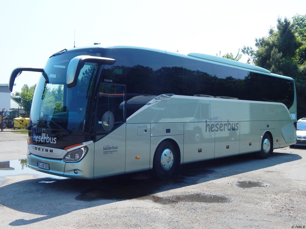 Setra 515 HD der Heserbus aus Deutschland in Binz.