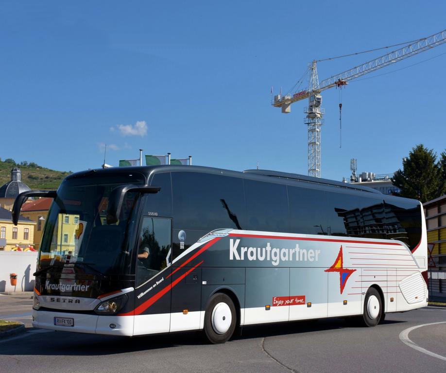 Setra 515 HD von Krautgartner Reisen aus �sterreich 06/2017 in Krems.