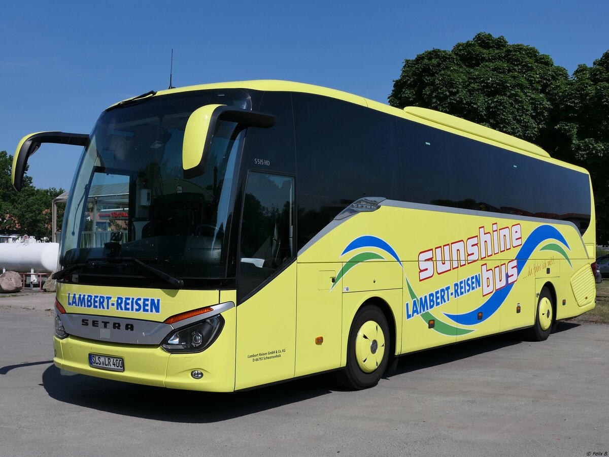 Setra 515 HD von Lambert-Reisen aus Deutschland in Binz.