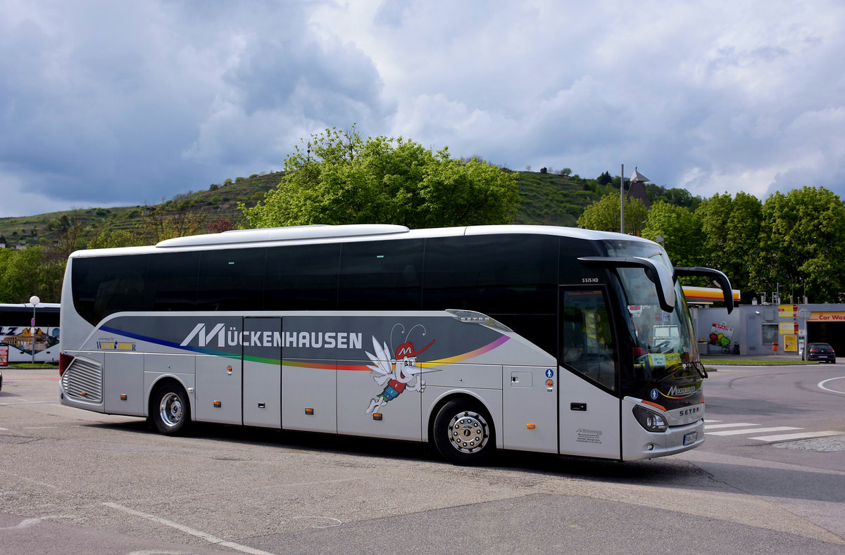 Setra 515 HD von M�ckenhausen Reisen aus der BRD in Krems.