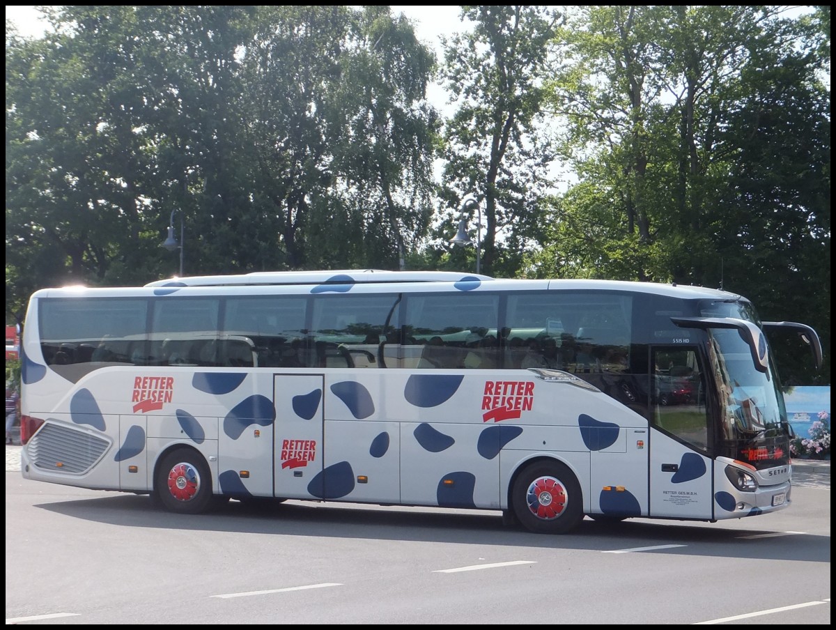 Setra 515 HD von Retter Reisen aus �sterreich in Binz.