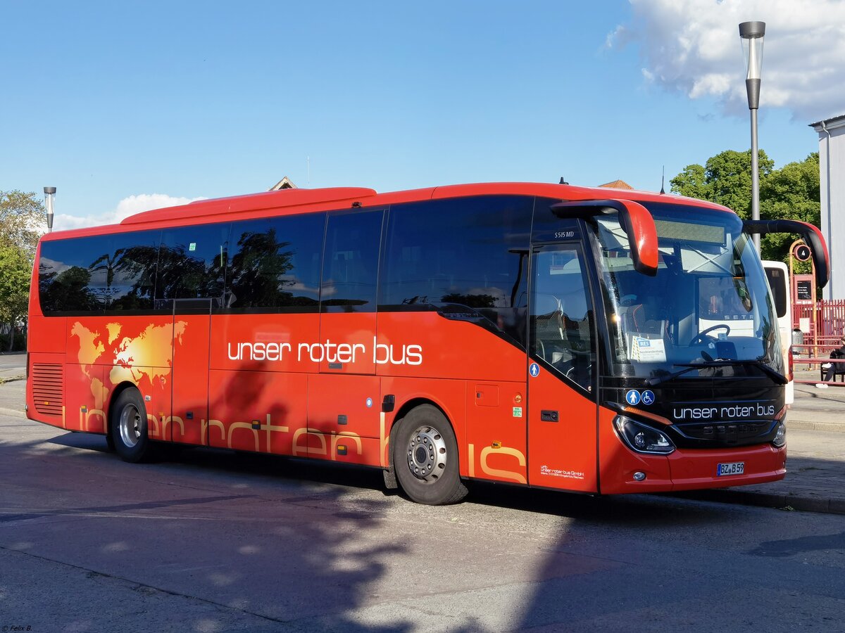 Setra 515 MD von URB aus Deutschland in Neubrandenburg. 