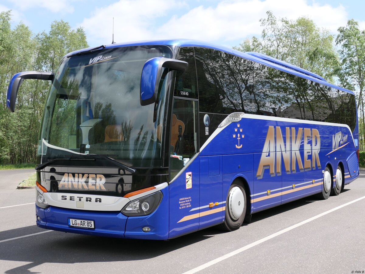 Setra 516 HD von Anker aus Deutschland in Plau am See.