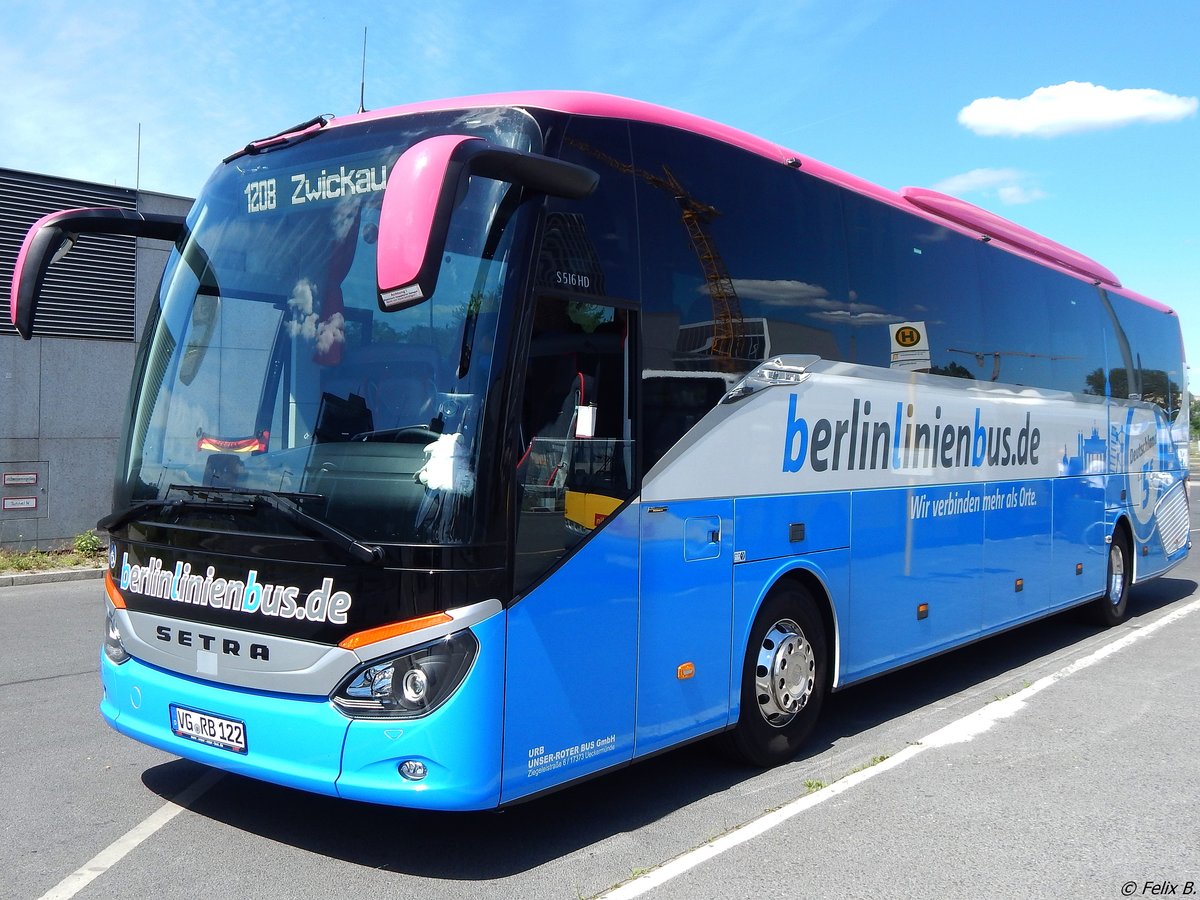 Setra 516 HD von BerlinLinienBus/URB in Berlin.