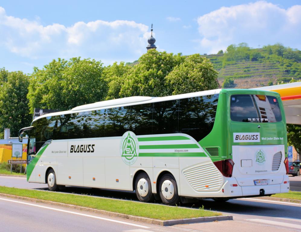Setra 516 HD von Blaguss Reisen aus �sterreich in Krems.
